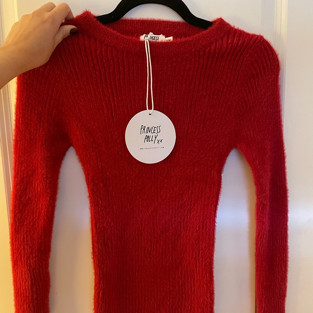 Red sweater